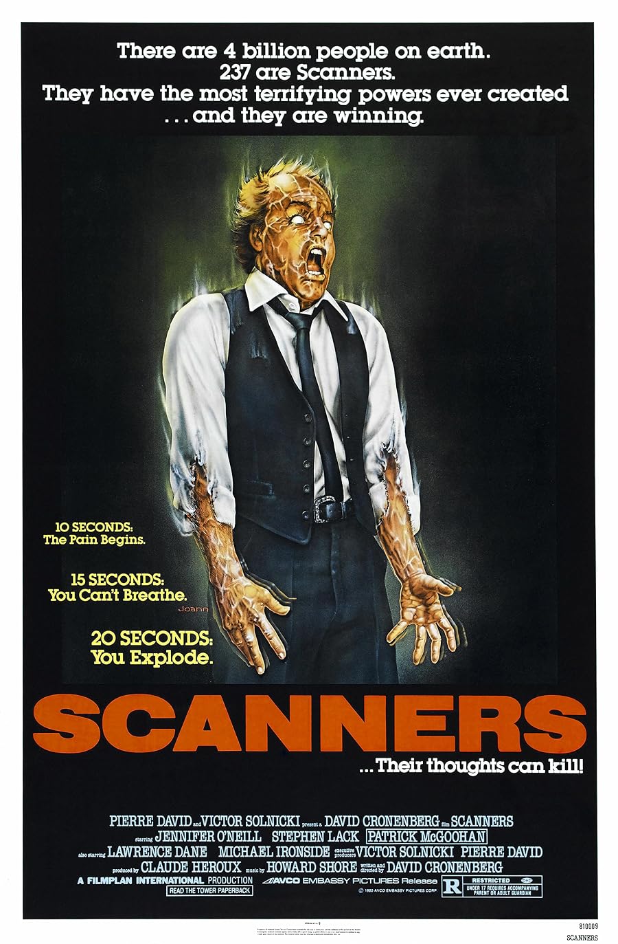 دانلود فیلم Scanners 1981
